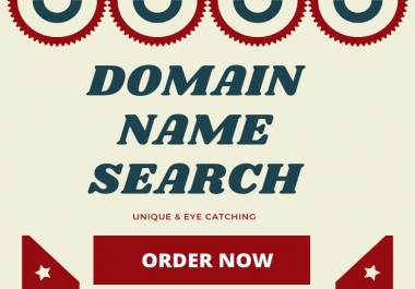 I will Domain name Search for website