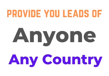 I will provide you leads of anything and any country in yellow pages