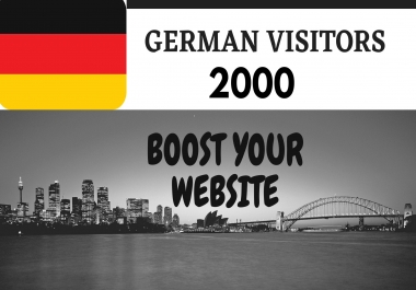 Drive 2000 german web traffic for your website