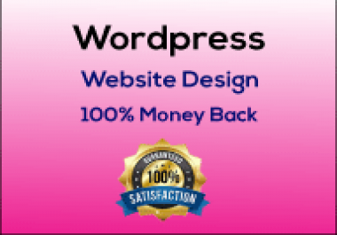 I will create a professional wordpress website design or blog