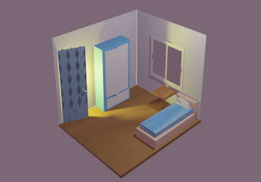 Custom 3D rooms - Any colours and various furniture to choose from