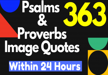 Inspirational Bible Psalms and Proverbs Image Quotes