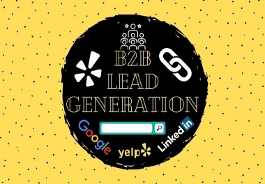 I will do 50+ b2b lead generation and data scraping