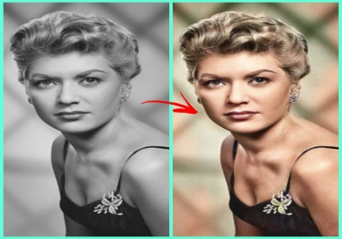 I WIll Colour Your B& W Image To Be a Realistic Image