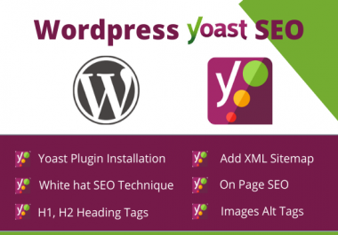 I will do Wordpress on page yoast SEO optimization