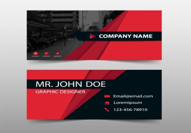 I will Design Professional And Attractive Business Card for you