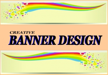 I Will Design Creative Banner For You