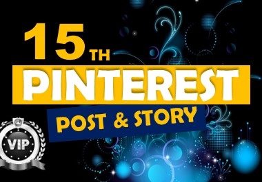 I Will Create Pinterest Post & Story design for you