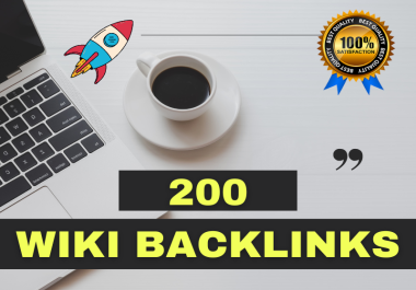 200 WIki Backlinks Contextual White Hat SEO Backlinks to Boost Your Ranking