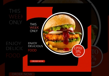 I will design unique social media post