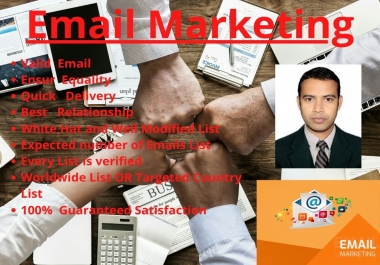 I Will do Create 5000 Email List manually For Email Marketing