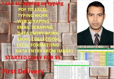 I can do your Data Entry or WEB Research work successfully