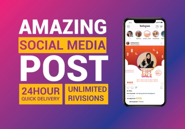 I will create 10 social post design for your business