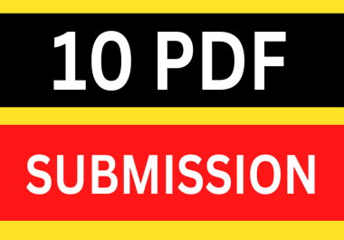 I Will Provide PDF Submission To 10 Document Sharing Sites