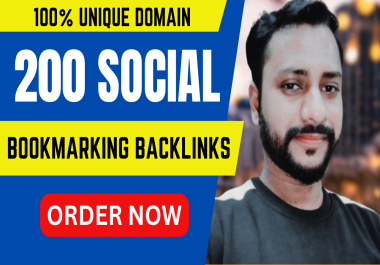 Add Your Website Top 200 High Quality Social Bookmarks/Bookmarking Sites