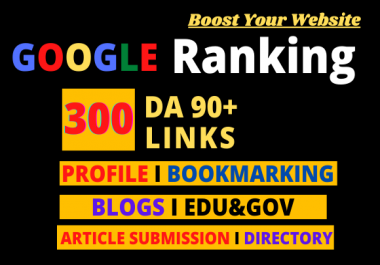 TOP RANKING WITH BEST LINK BUILDING SERVICE 300+ BACKLINKS