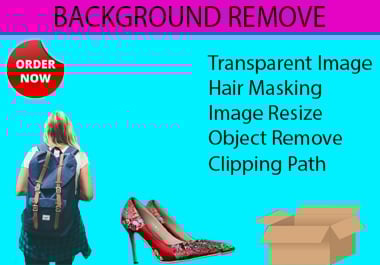 I will remove background any 5 image in 12 hour