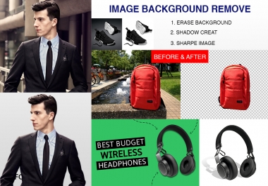 I will do photoshop edits,  background remove,  5 images resize within 6 hours