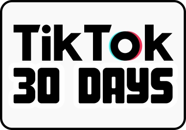 TikTok Content Man4gement for 30 Days