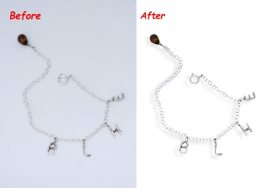 I will do 10 hard jewelry images background remove and retouching