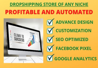 Get a professional automated high converting shopify store with winning products