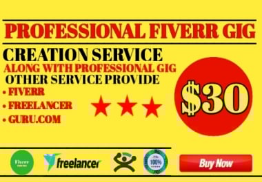I will create a professional freelance account for you