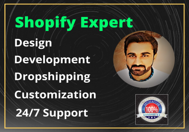I will marketing and design shopify SEO based dropshipping store or website
