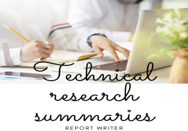 I can write articles and reports on every topic