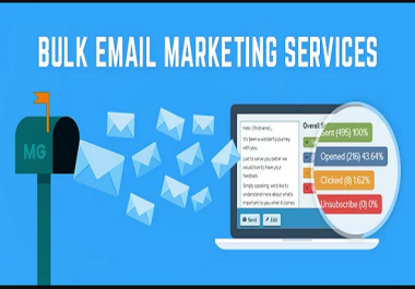 I will send 1000 bulk email and provide email service