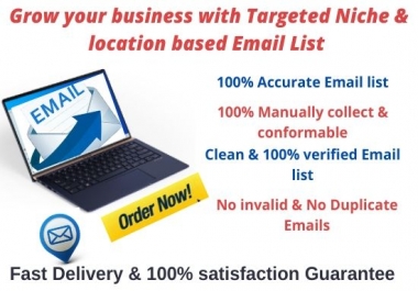 Grow your business by 2k Bulk Email list with low cost