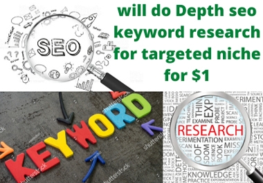 I will do Depth seo keyword research