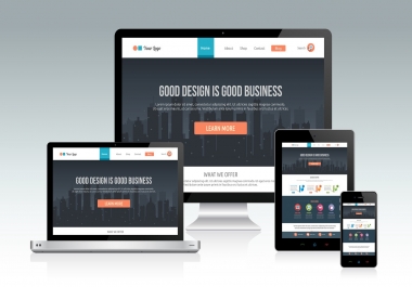 I will design a professional and responsive WordPress website