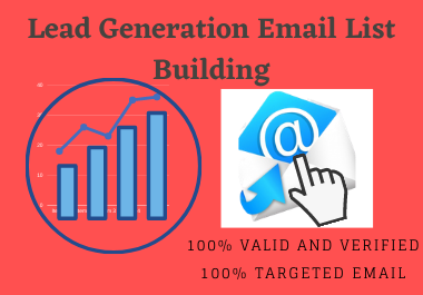 I will do targeted b2blead generation email list building