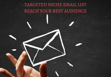 I will create a niche targeted b2b active email list