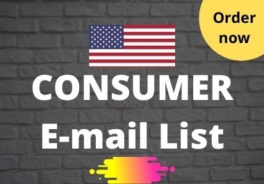 I will provide USA based 10k Verified consumer list