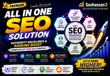 Premium All In One SEO Solution - Authority Backlinks & Ranking Boost