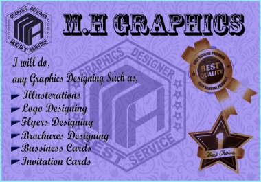 I will do any Graphics Designing, Logo design