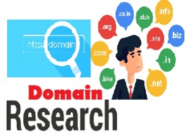 Valid & Targeted Domain Name Research
