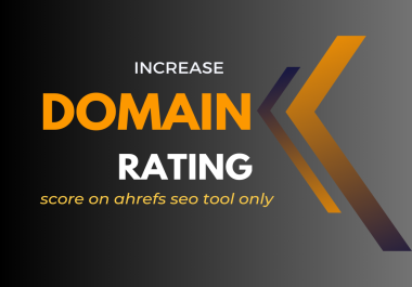You will get domain rating score on ahref dr 50 plus