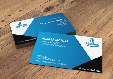 I will designed Visiting Card for your company