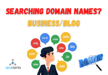 I will research best domain name for your business/blog