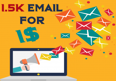 World Wide 1.5K Emails For Your Brand Marketing By Email
