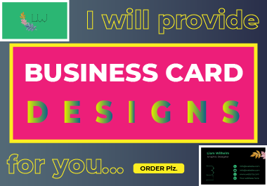 I will provide professional business card design service with print ready files