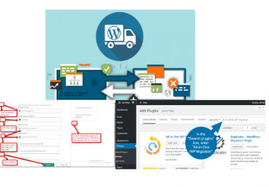 move, migrate, transfer your wordpress website in few hours