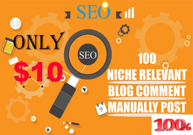 Get 100 Niche Blog Comment Manually
