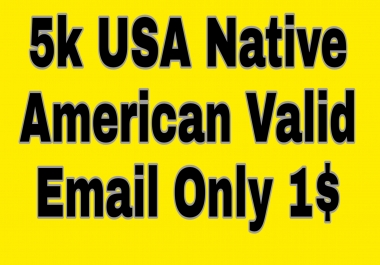 I'll Provide 10k valid USA Email