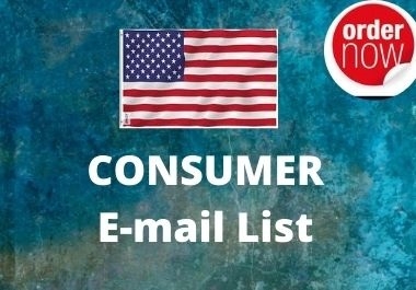 I will provide you USA based 5k varified consumer list