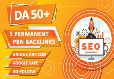 50 Permanent PBN backlinks DA 50+