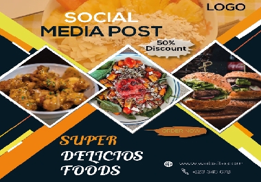 I will create social media post and social posts banners design