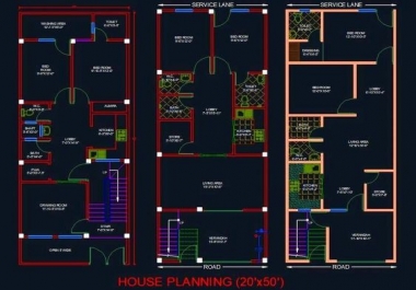 I'm an autoCAD expert and have full command over planning and designing of 2D house plans & layouts.